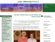 Tablet Screenshot of adler-willmering.de